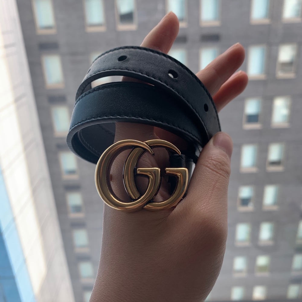 Gucci Marmont Skinny Belt Size 70/small